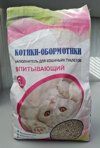 КОТИКИ ОБОРМОТИКИ наполнитель д/кошек (5 л) впитывающий (1*6)
