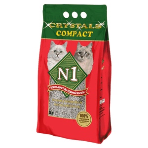 НАПОЛНИТЕЛЬ №1 Компакт д/кошек (5 л) комкующийся (92301)