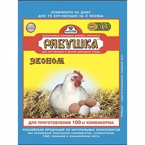 ПРЕМИКС РЯБУШКА-Эконом (500 г) (1*18) на 100 кг корма