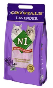 НАПОЛНИТЕЛЬ №1 Кристалс д/кошек (5 л) LAVENDER силикагель (1*8)