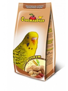 СЧАСТЛИВЧИК корм д/попугаев (350 г) орех/кунжут (1*20)
