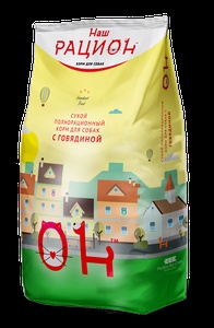 НАШ РАЦИОН корм д/собак сух (3 кг) говядина