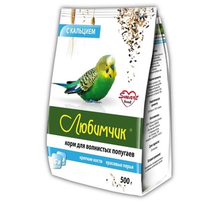 ЛЮБИМЧИК корм д/попугаев (500 г) Кальций (1*14)