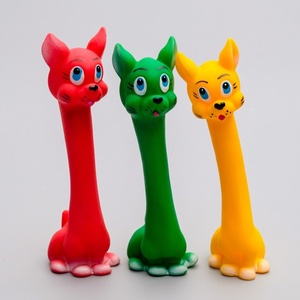 ИГРУШКА д/собак "Гантель-кошка" 20 см (16412)  Зооник