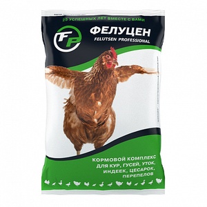 УВМКК ФЕЛУЦЕН П 1-2  для кур/домашней птицы (1 кг) порошок  (1*15)