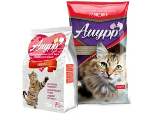 АМУРР корм д/кошек сух (10 кг) говядина