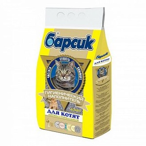 БАРСИК наполнитель д/котят (4,54 л)  (1*3)