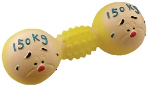 ИГРУШКА д/собак "Гантель 150 кг" 14,5 см (16499) Зооник