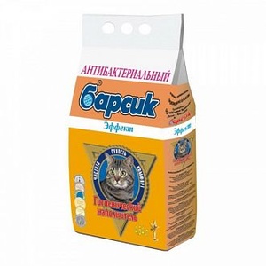 БАРСИК наполнитель д/кошек (4,54 л) антибактериальный