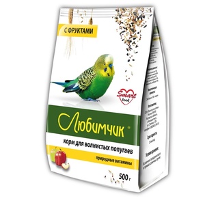 ЛЮБИМЧИК корм д/попугаев (500 г) Фрукты  (1*14)
