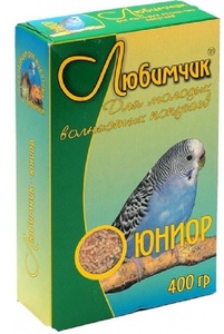 ЛЮБИМЧИК корм д/попугаев молод .зерносмесь(400 г) Юниор (1*14)