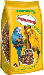 РОБИНЗОН корм д/попугаев (800 г) (1*12) зоомир