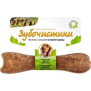 ЗУБОЧИСТИКИ д/собак (95гр) косточка д/сред пород 10-25 кг/курица