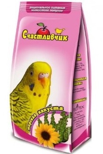 СЧАСТЛИВЧИК корм д/попугаев (350 г) морская капуста (1*20)