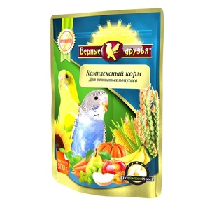 ВЕРНЫЕ ДРУЗЬЯ корм д/попугаев (500 г) волнист (м/у) (1*10)
