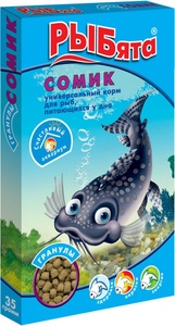 РЫБЯТА Сомик корм д/рыб (35 г) гранулы/сюрприз (1*10)