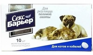 СЕКС БАРЬЕР М (10 таб) для котов и кобелей (1*30)