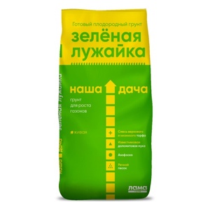 ГРУНТ д/газона Наша Дача "Зеленая лужайка"(60 л) (1*45)