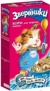 ЗВЕРЮШКИ корм д/морск свинок (450 г) (1*18)
