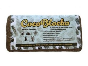КОКОСОВЫЙ СУБСТРАТ (5-7 л) CocoBlocko мелкий/золотая рыбка