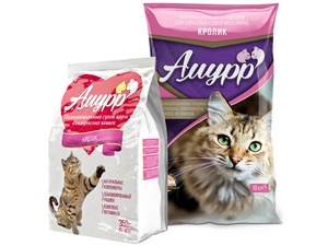 АМУРР корм д/кошек сух (10 кг) кролик