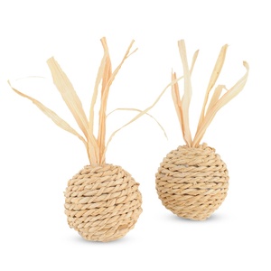 ИГРУШКА д/кошек "NATURAL" из кукурузы "Мяч" триол