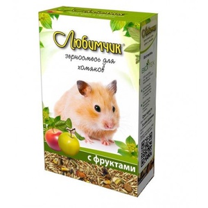 ЛЮБИМЧИК корм д/хомяков (400 г) фрукты (1*14)