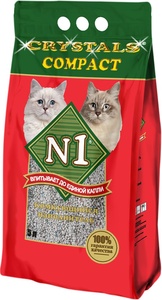 НАПОЛНИТЕЛЬ №1 Компакт д/кошек (5 л) комкующийся (92301)