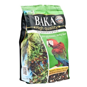 ВАКА High Quality корм д/попугаев круп (500 г) м/у (1*10)