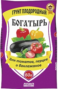 ГРУНТ Богатырь для томатов/перца/баклажанов (60 л)